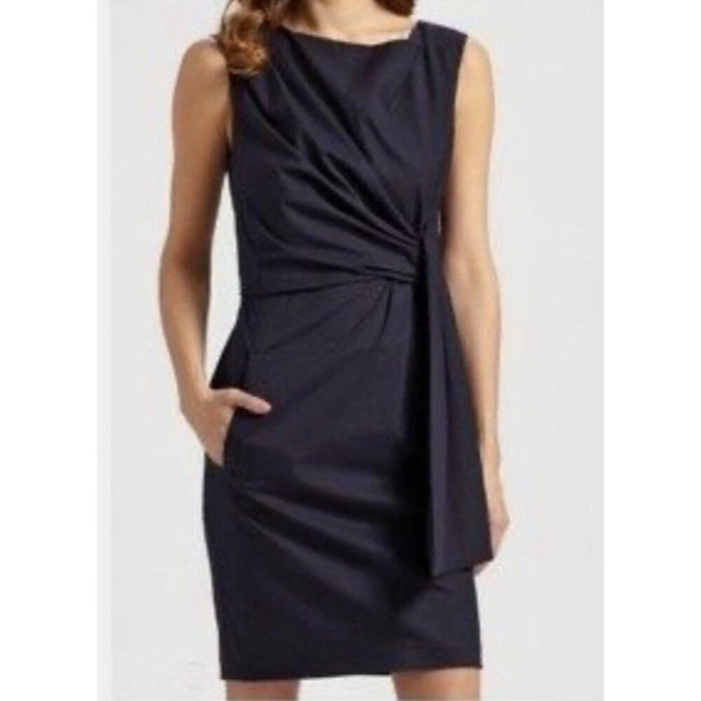Diane Vin Furstenberg/ Amara/ Sleveless A-line Dress/ Navy/ Women Size 8